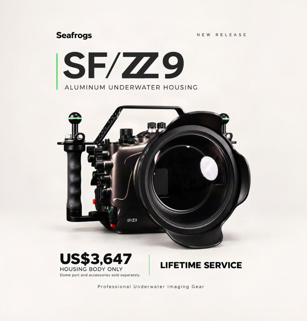 SeaFrog sExpands Underwater Imaging Possibilities with Aluminum Housing for Nikon Z9
