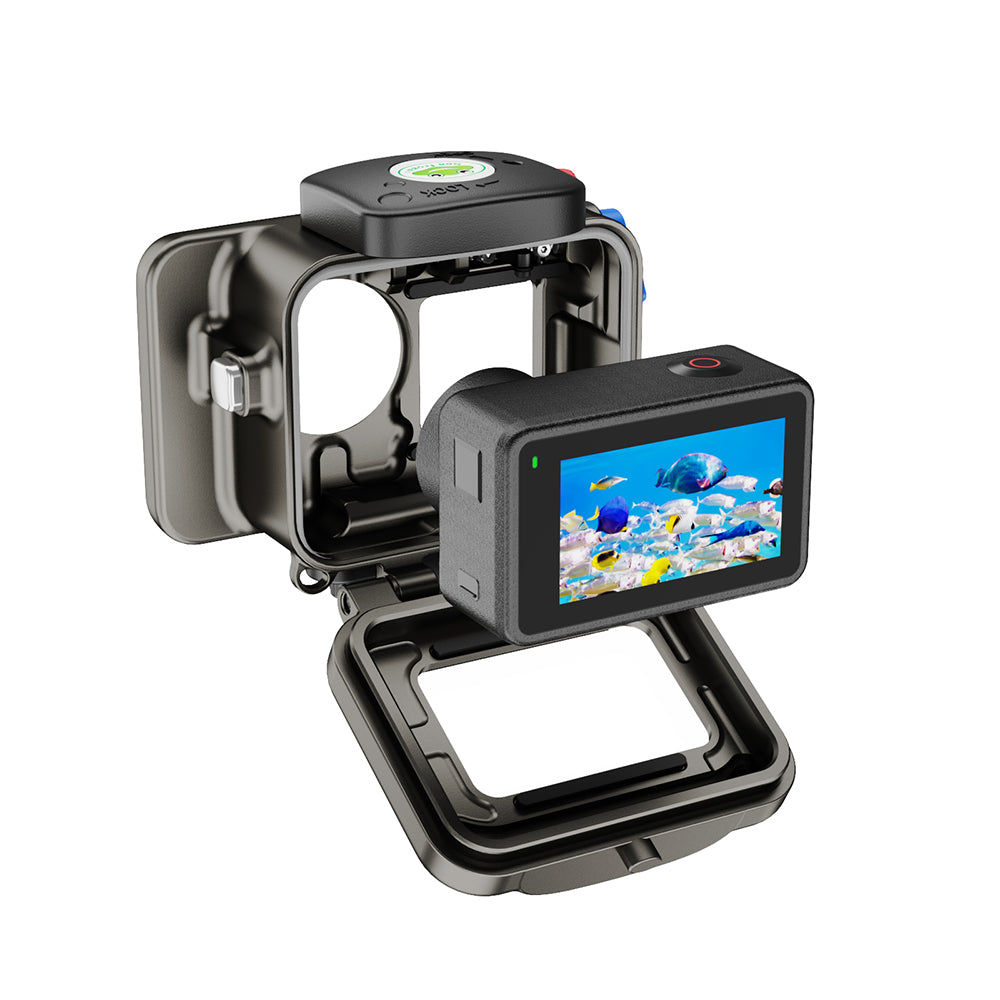 Carcasa Sea Frogs SF15002 para cámara de acción de 200M para Dji Action 5/4/3
