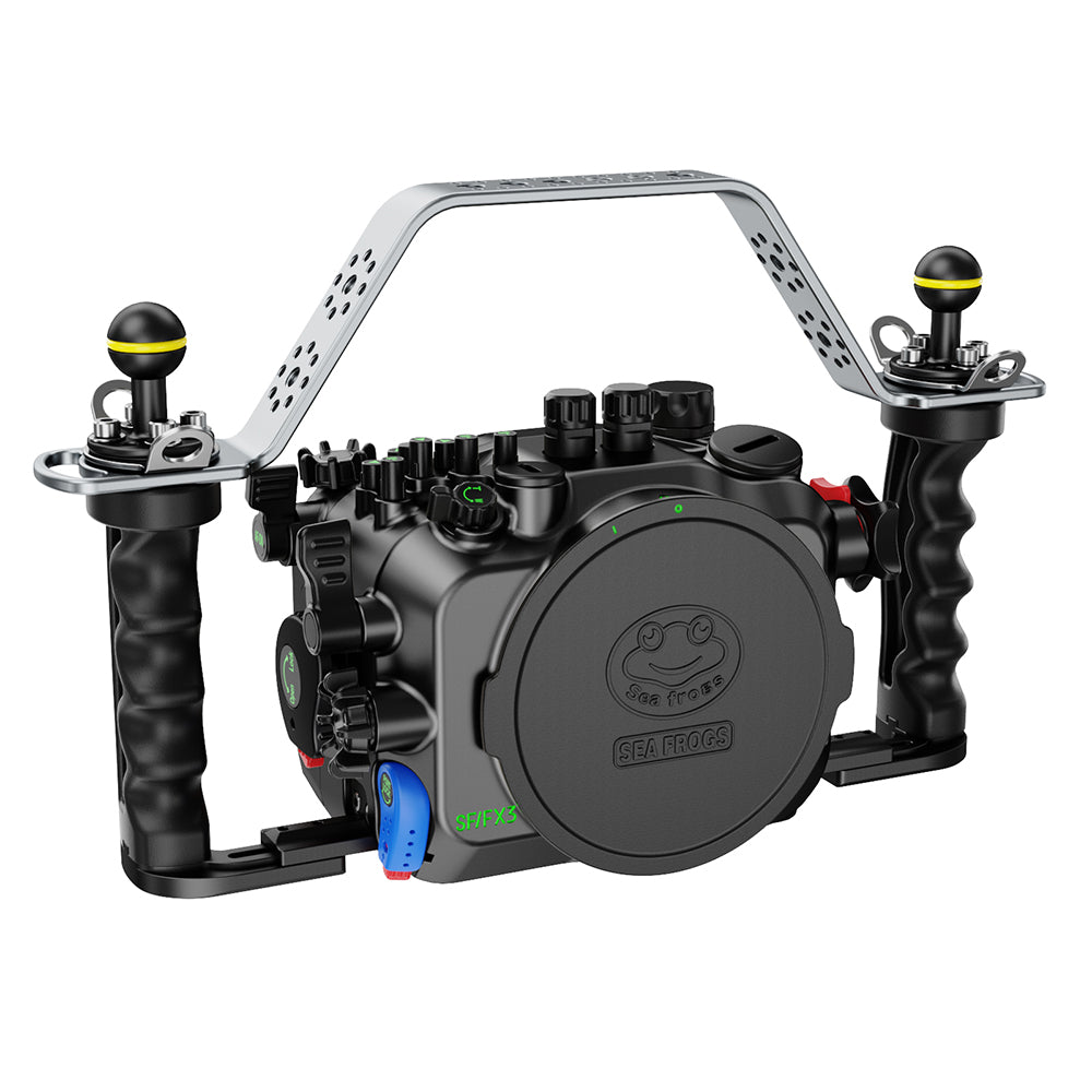 Sea Frogs Underwater Video Camera Housing with Macro Port For Sony FX3/FX30