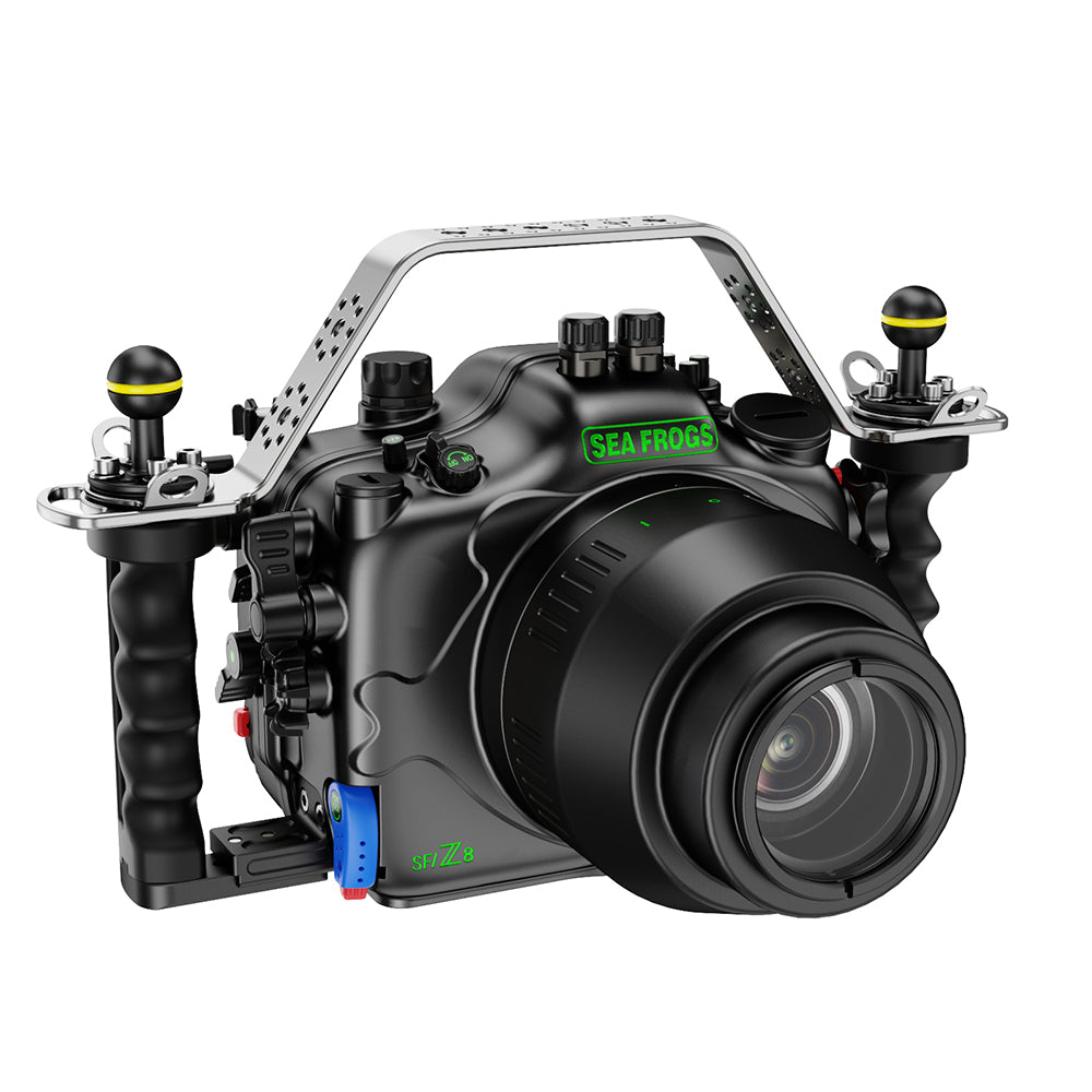 Sea Frogs Underwater Waterproof Camera Housing with Macro Port For Nik ...
