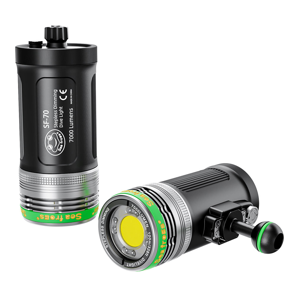 Sea frogs SF-70 Underwater Video Light 7000 LUMEN – Seafrogs