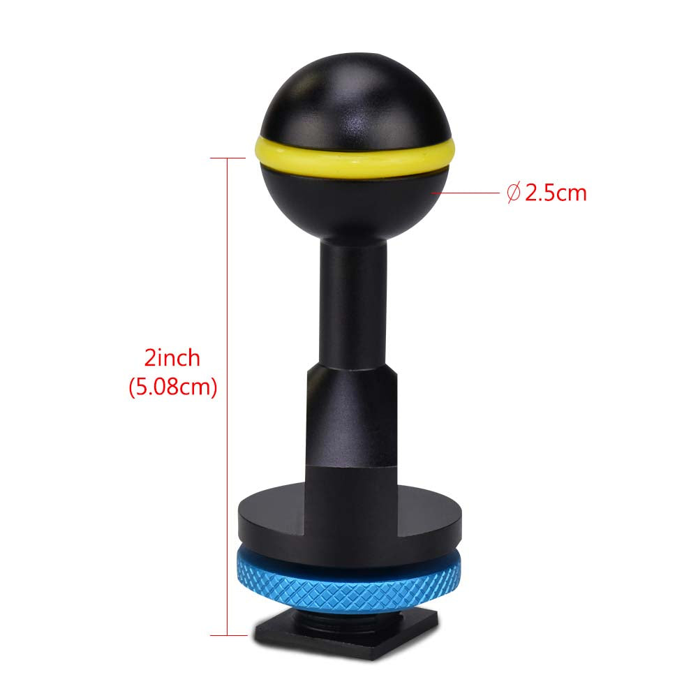 Base d'adaptation Sea frogs BH-3 pour photographie sous-marine, alliage d'aluminium anticorrosion, accessoires pour appareil photo de plongée sous-marine