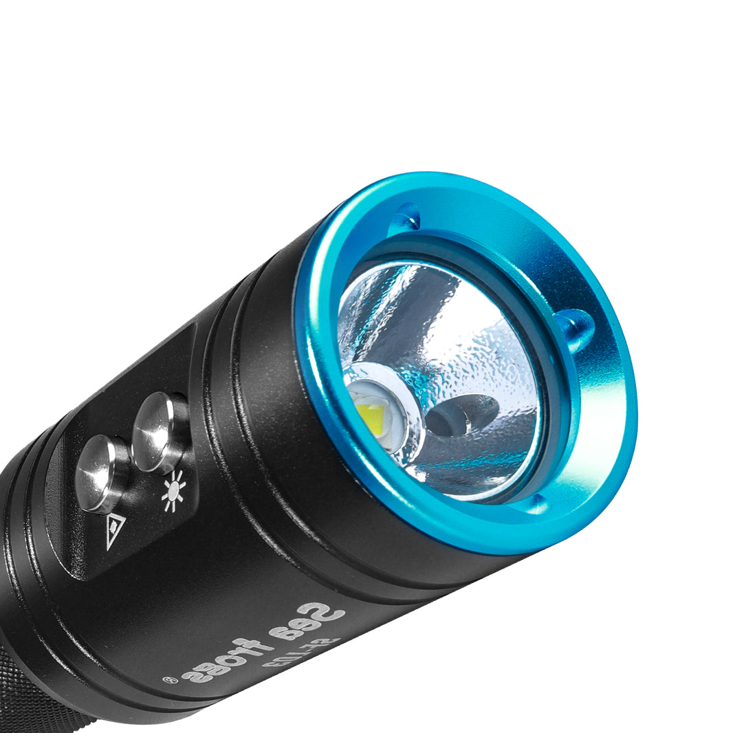 Linterna de buceo Sea frogs SF-L03 Luz de video subacuática para fotografía