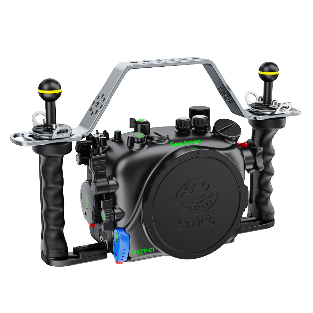 Sea Frogs ZV-E1 Aluminum Alloy Underwater Housing with Macro Port For Sony ZV-E1