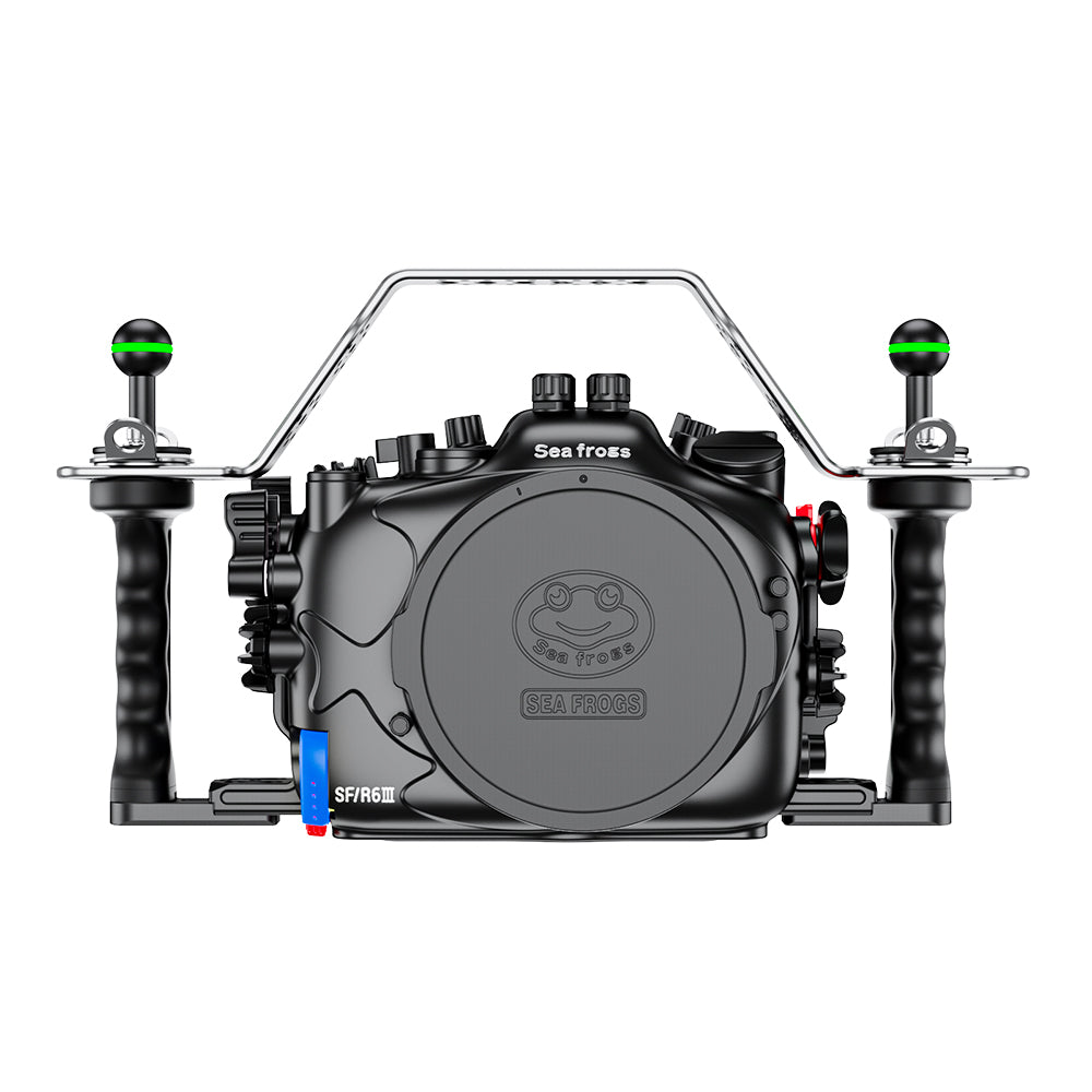 For R6 III (SF14005) Sea Frogs 100m/328ft Aluminum Housing with Macro ...