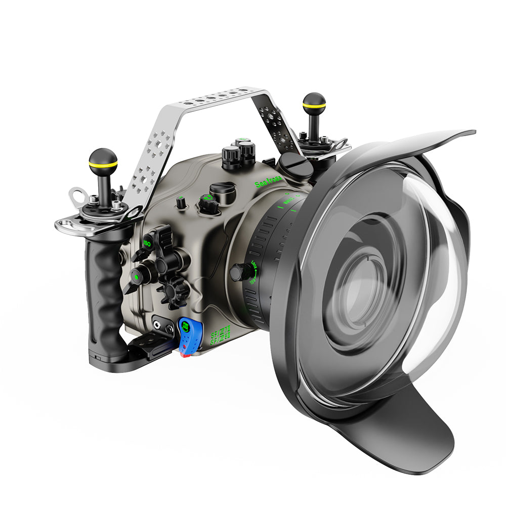 Sea frogs 100M/328ft aluminum underwater housing for Nikon Z7 II/ Z6 II / Z7/ Z6