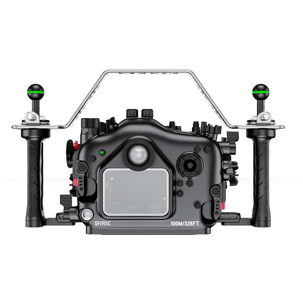 Sea frogs Aluminum Underwater Housing with Macro Port For Canon R5C