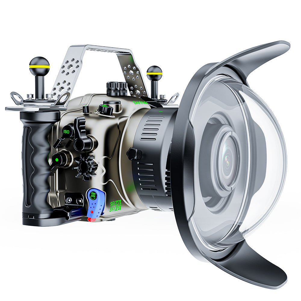 Sea frogs 100M/328ft aluminum underwater housing for Nikon Z7 II