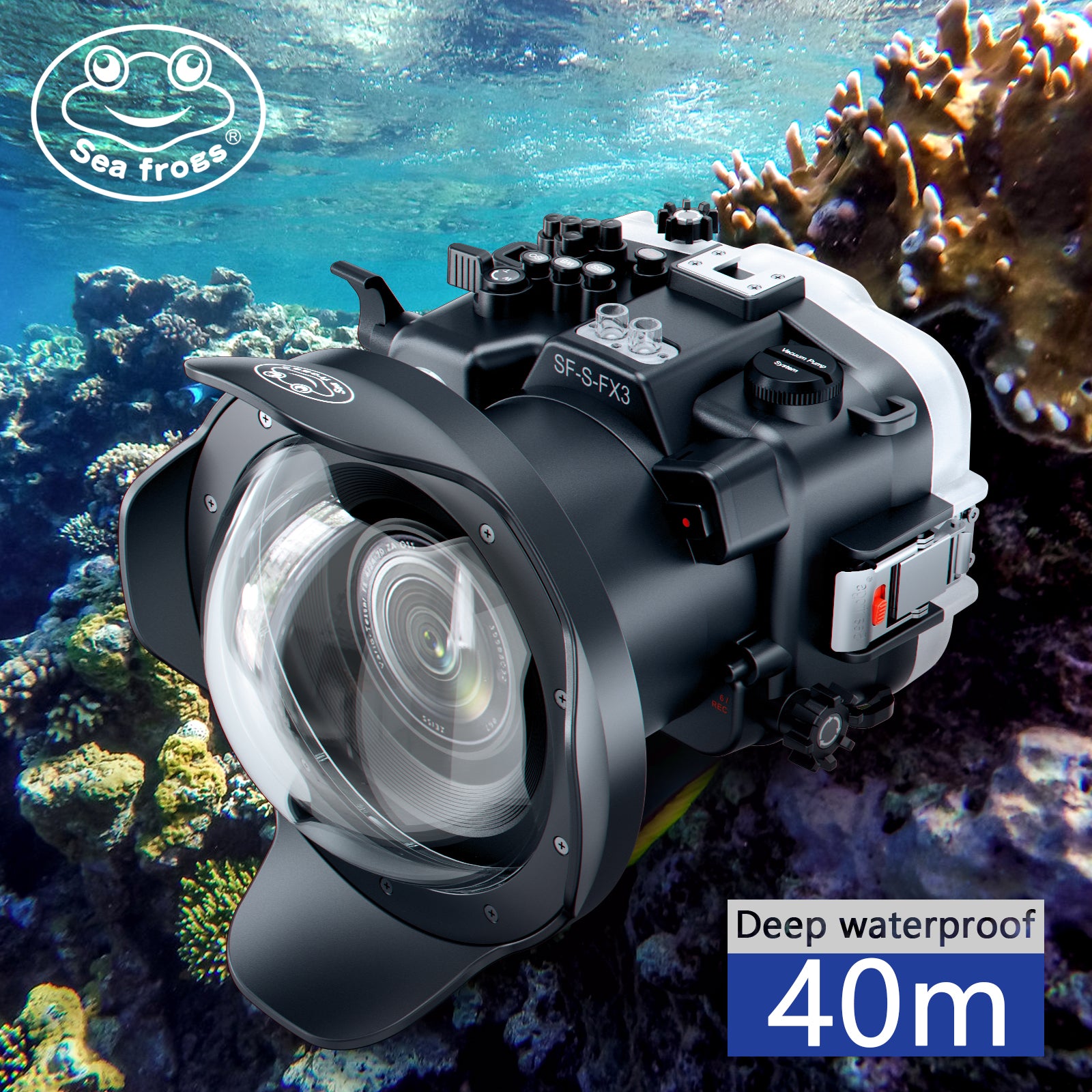 Sea Frogs Underwater Camera Housing For Sony FX3 – Seafrogs