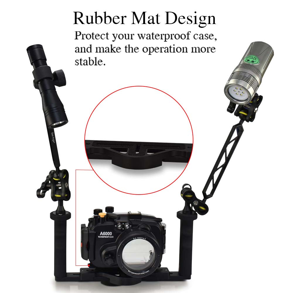 SeaFrogs TS-6 Underwater Camera Tray For Camera Housing Photography Camera Accessories