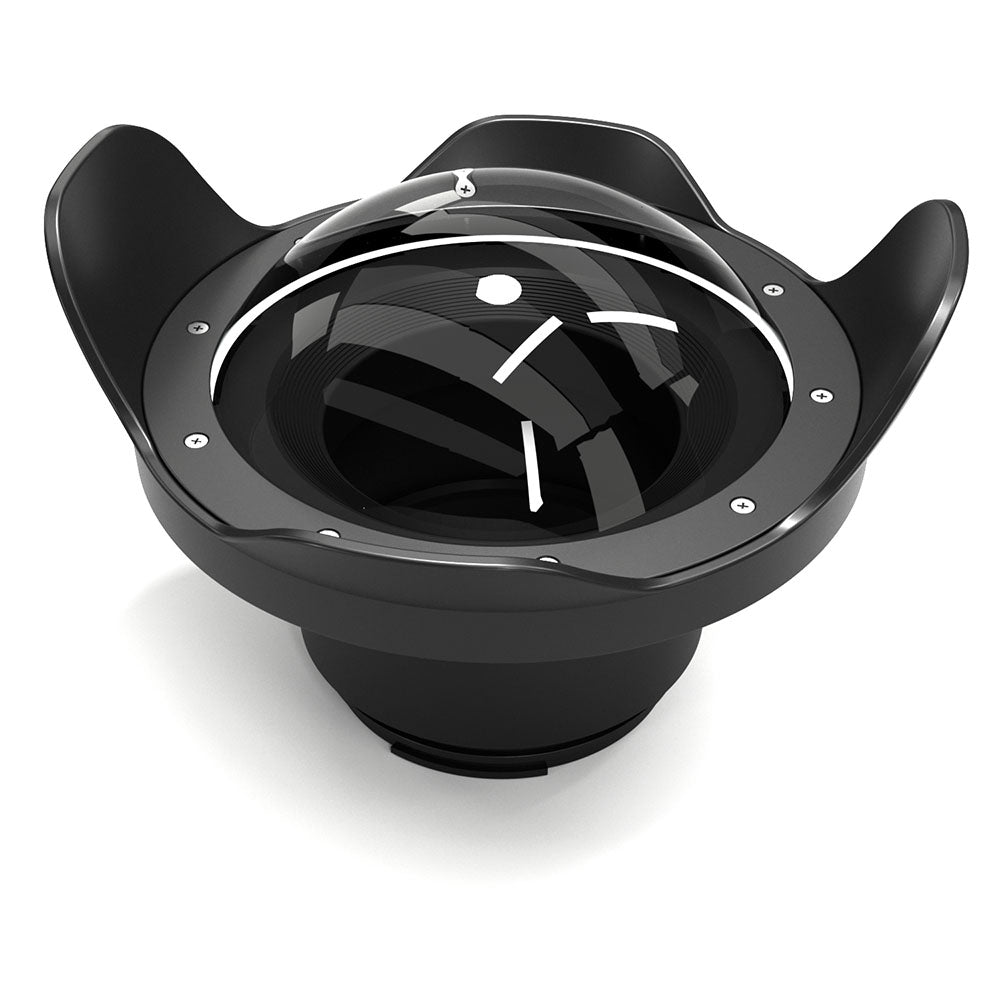 WA005-F-GL 15 cm optischer Glas-Dome-Port