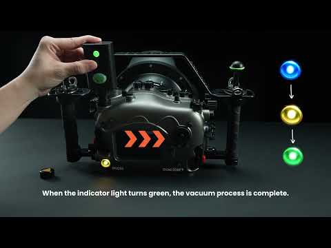 Sea frogs Aluminum Underwater Housing with Dome Port For Canon C50